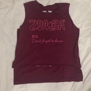 Zumba tank top